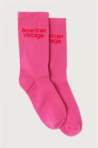 American Vintage, Unisex's socks Clypsun, STRAWBERRY